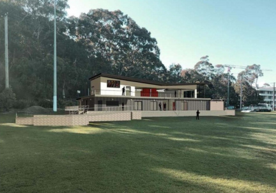 Artists impression of Todd Park Sporting Amenity
