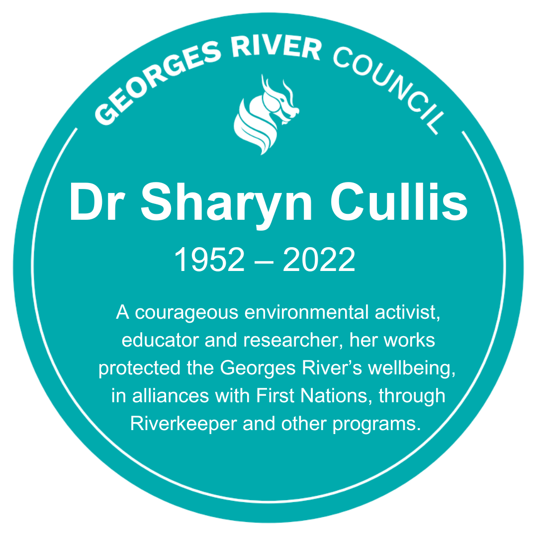 Image of Dr Sharyn Cullis historical marker tile and information