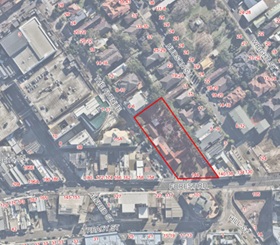 Aerial view of 144 Forest Road, Hurstville