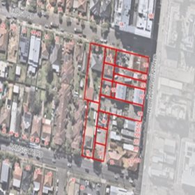 Aerial view of 193-199 Rocky Point Road, 66-68 Ramsgate Road and 2-4 Targo Road, Ramsgate