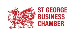 Business logo of red dragon for St George Business Chamber